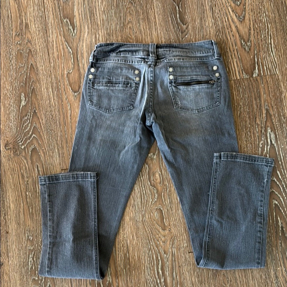 Reef Women's Straight Leg Jeans - Dark Gray